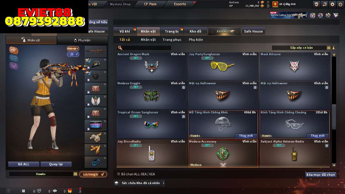 shop acc cf uy tin gia re